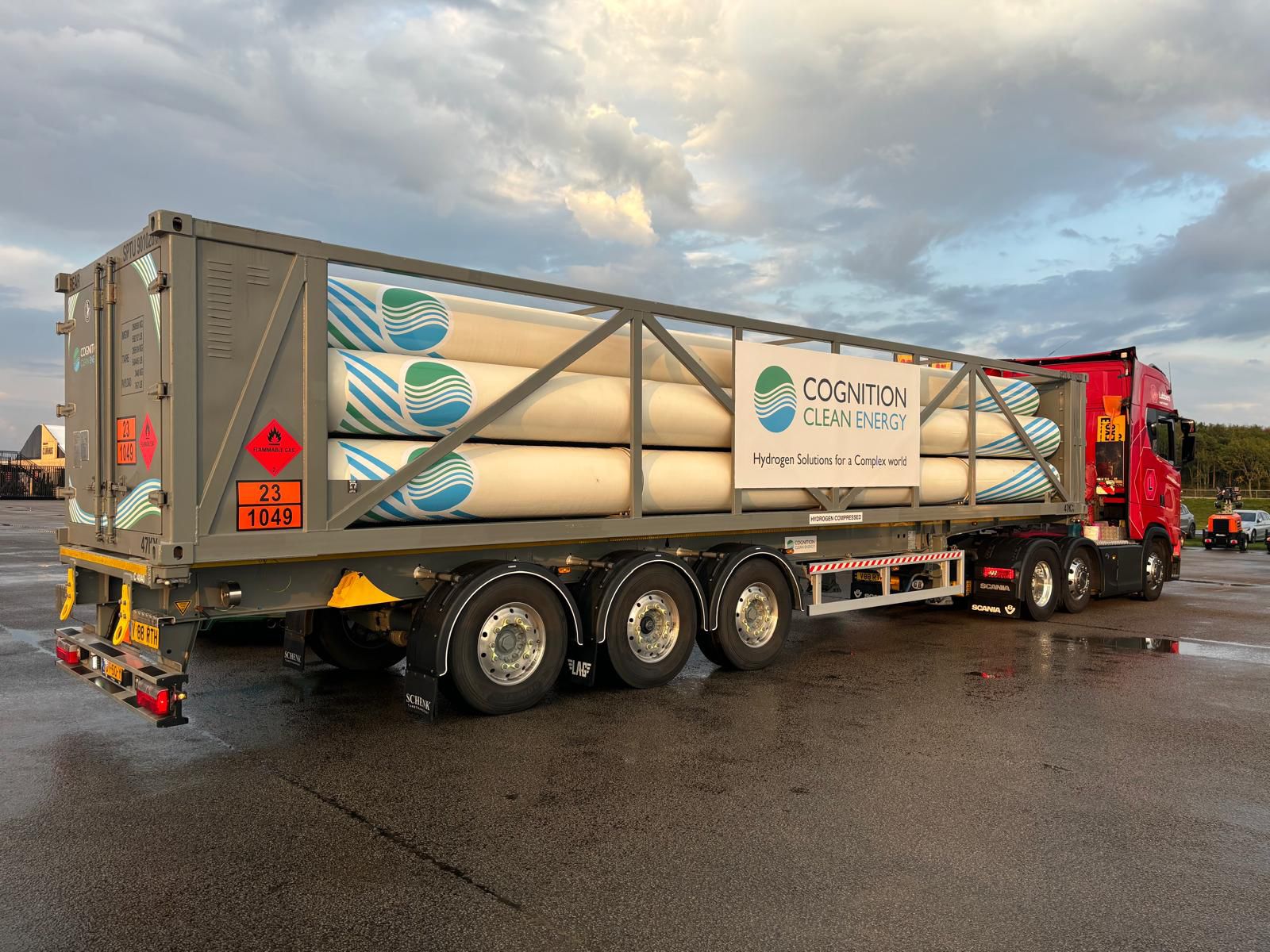Cognition Clean Energy’s Fleet of Hydrogen Tube Trailers